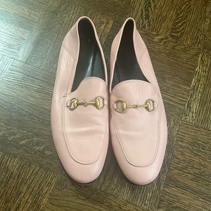 Gucci light pink loafers/mules. Size 38.5